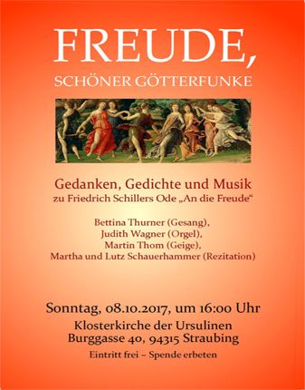 Musikalische Lesung - zu Friedrich Schillers Gedicht Ode „An die Freude“