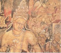 Höhlenmalerei von Ajanta